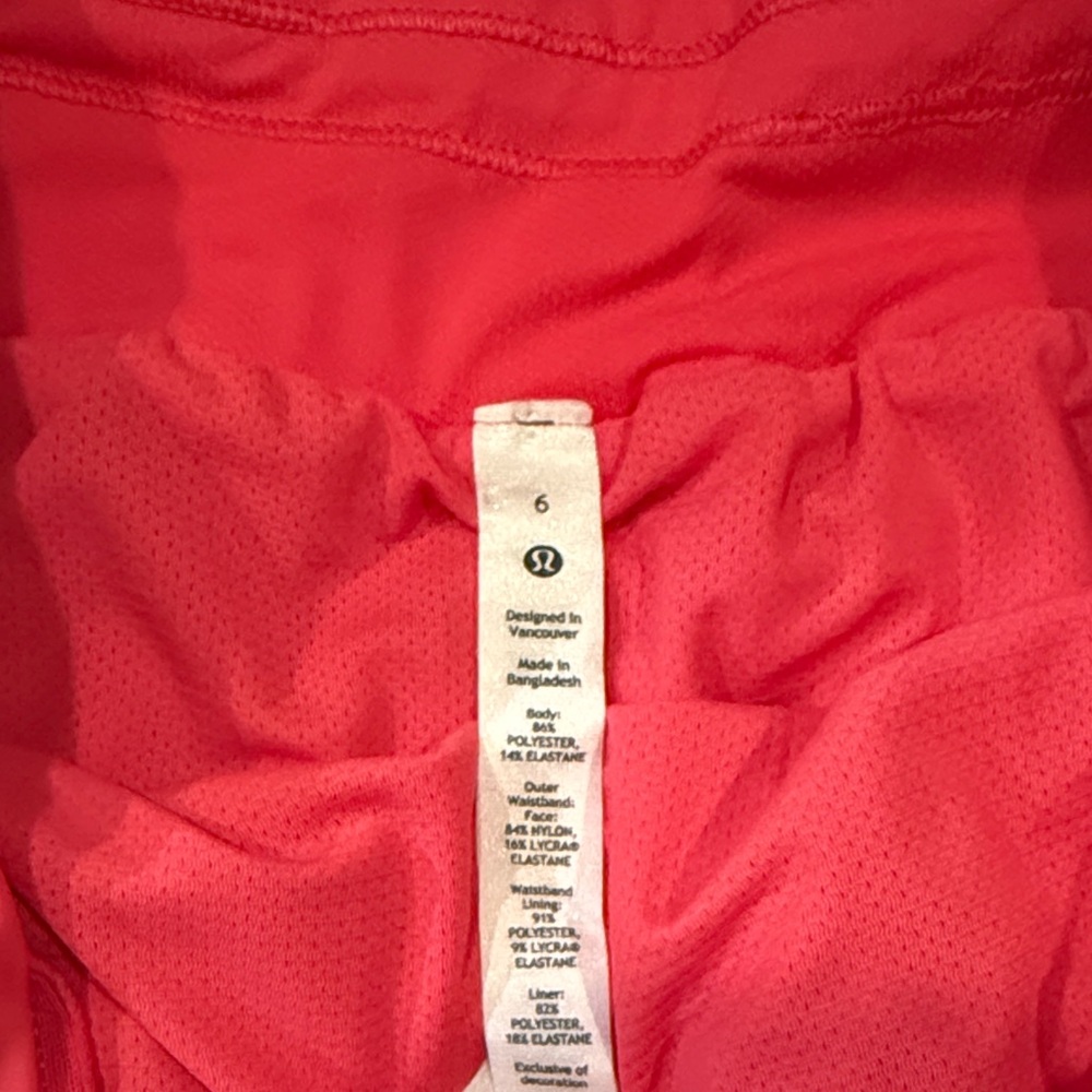 Lululemon Athletica Bright Pink Athletic Shorts - Picture 2 of 6